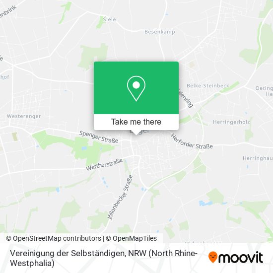 Vereinigung der Selbständigen map