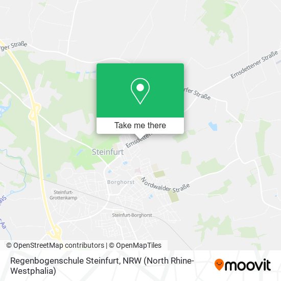 Regenbogenschule Steinfurt map