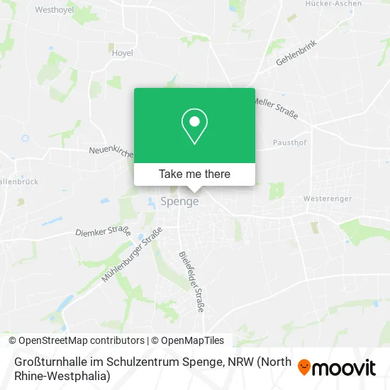 Карта Großturnhalle im Schulzentrum Spenge