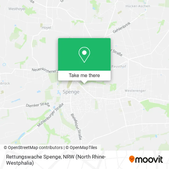 Карта Rettungswache Spenge