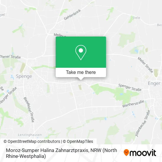 Карта Moroz-Sumper Halina Zahnarztpraxis