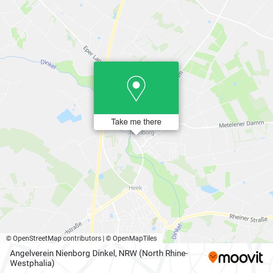 Angelverein Nienborg Dinkel map