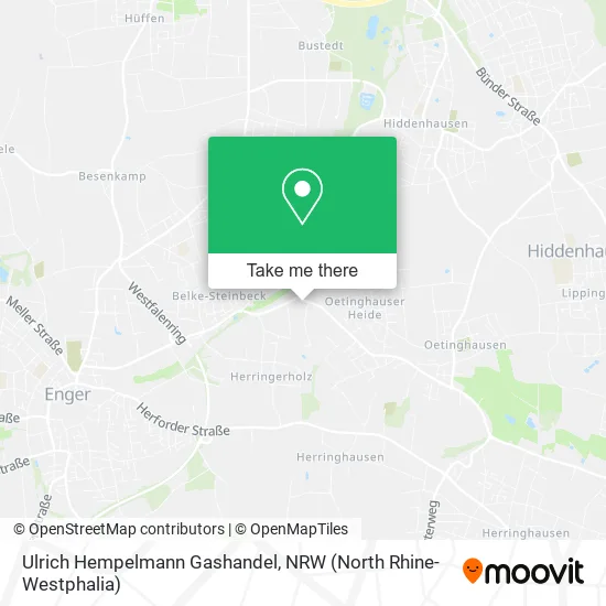 Карта Ulrich Hempelmann Gashandel