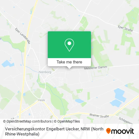 Карта Versicherungskontor Engelbert Uecker