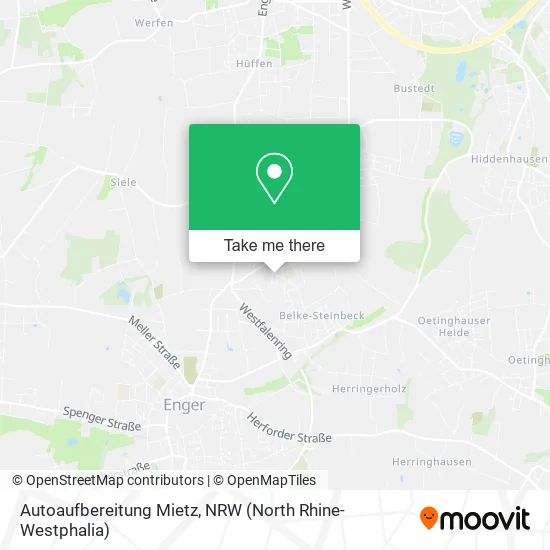 Карта Autoaufbereitung Mietz