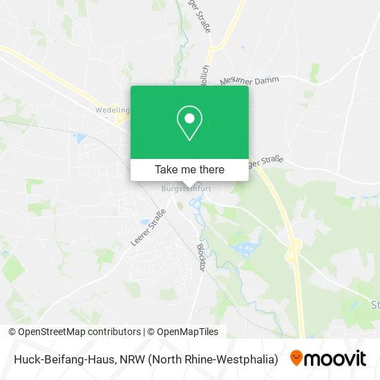 Huck-Beifang-Haus map