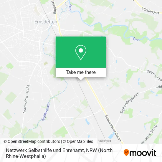 Карта Netzwerk Selbsthilfe und Ehrenamt