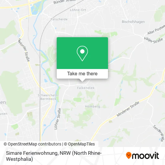 Карта Simare Ferienwohnung