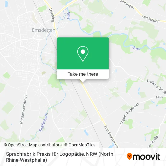 Карта Sprachfabrik Praxis für Logopädie