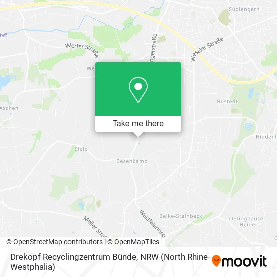 Карта Drekopf Recyclingzentrum Bünde