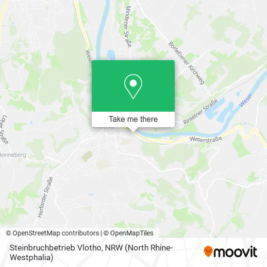 Карта Steinbruchbetrieb Vlotho