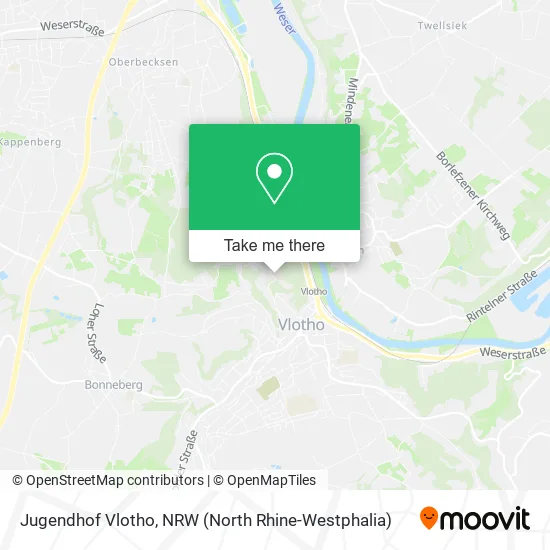 Карта Jugendhof Vlotho