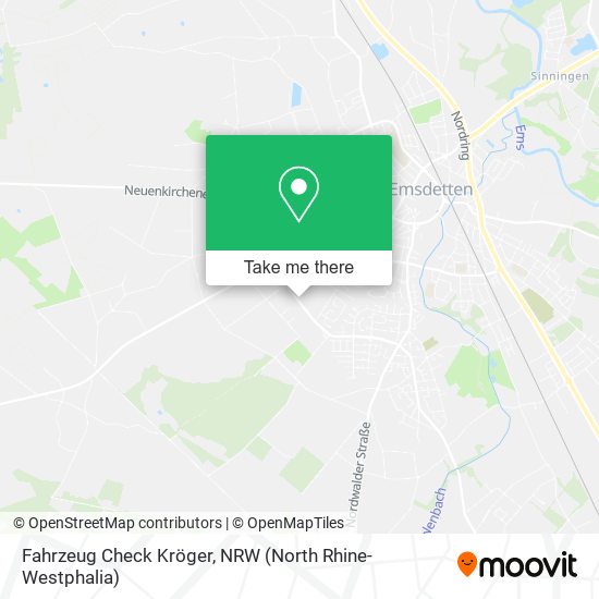 Fahrzeug Check Kröger map