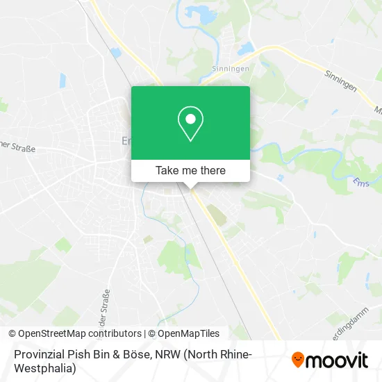 Карта Provinzial Pish Bin & Böse