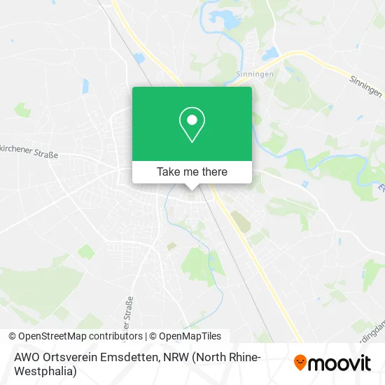 Карта AWO Ortsverein Emsdetten