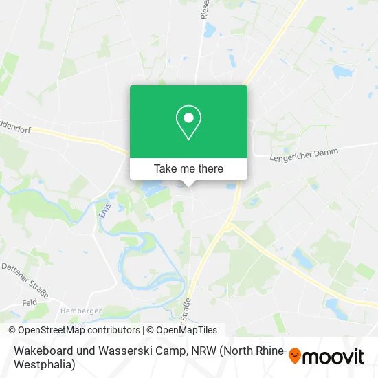 Карта Wakeboard und Wasserski Camp