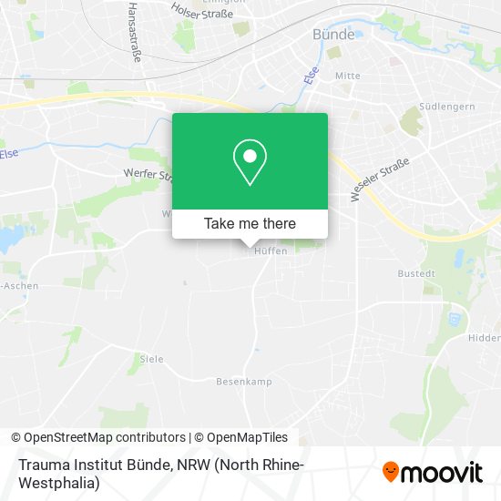 Trauma Institut Bünde map