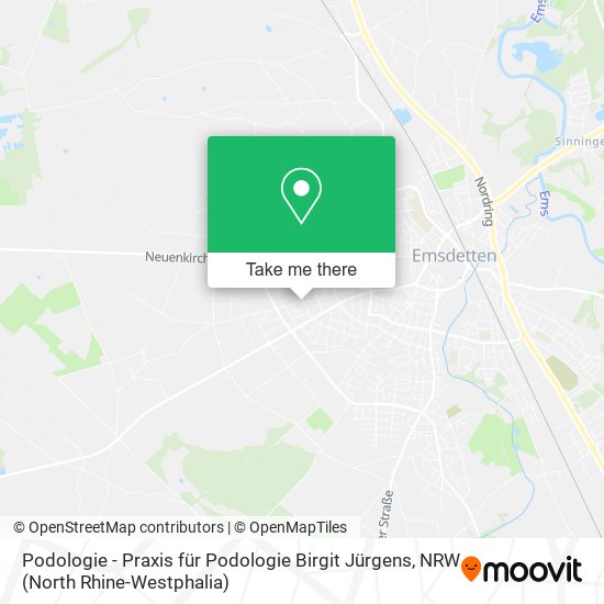 Podologie - Praxis für Podologie Birgit Jürgens map