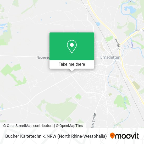 Bucher Kältetechnik map