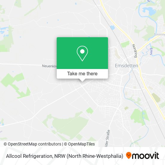 Allcool Refrigeration map
