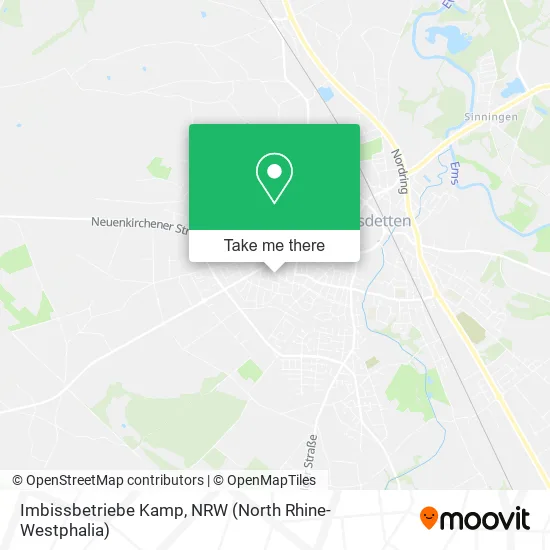 Карта Imbissbetriebe Kamp