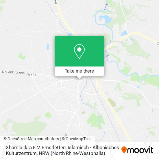 Xhamia Ikra E.V, Emsdetten, Islamisch - Albanisches Kulturzentrum map