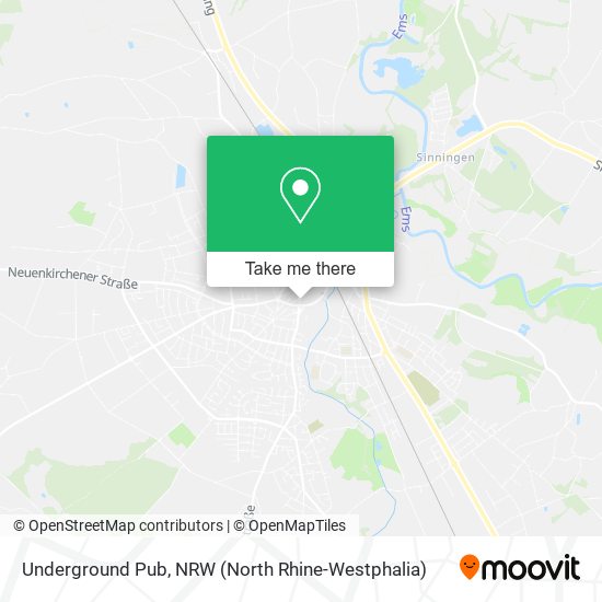 Карта Underground Pub