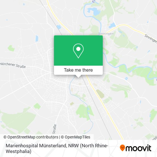Marienhospital Münsterland map