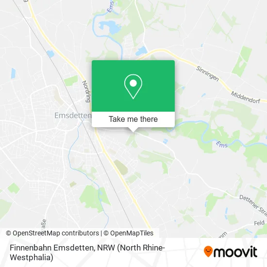 Finnenbahn Emsdetten map