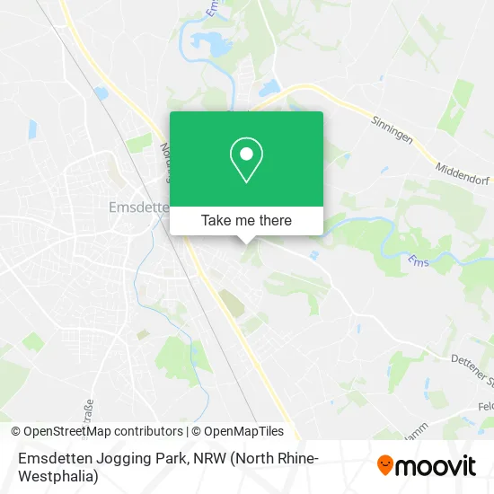 Карта Emsdetten Jogging Park