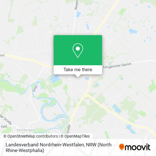 Landesverband Nordrhein-Westfalen map