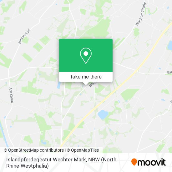 Islandpferdegestüt Wechter Mark map