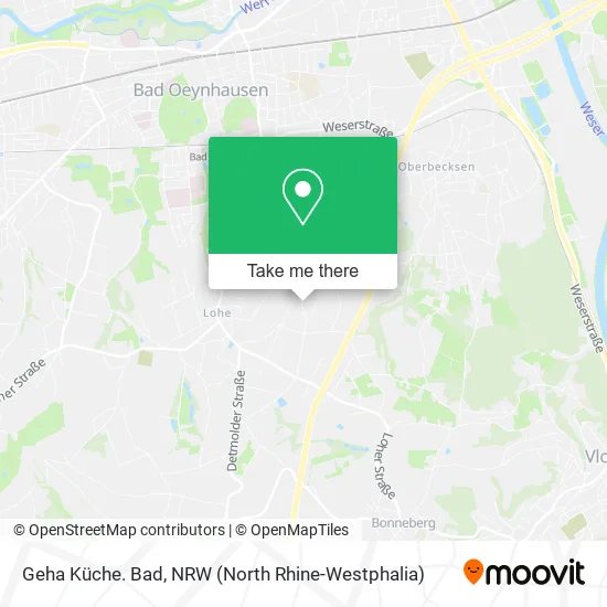 Карта Geha Küche. Bad