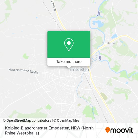 Карта Kolping-Blasorchester Emsdetten