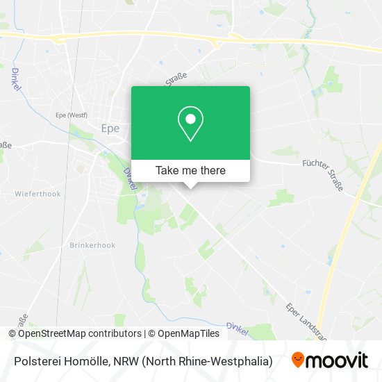 Polsterei Homölle map