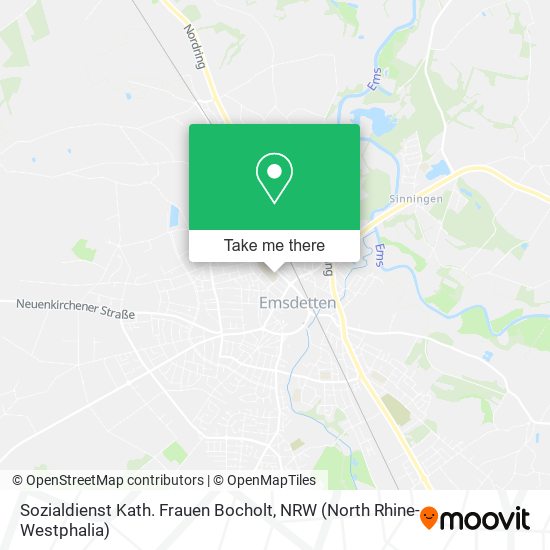 Sozialdienst Kath. Frauen Bocholt map