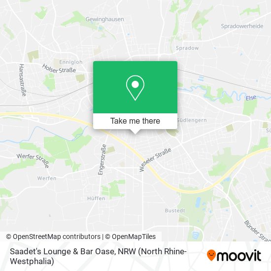 Карта Saadet's Lounge & Bar Oase