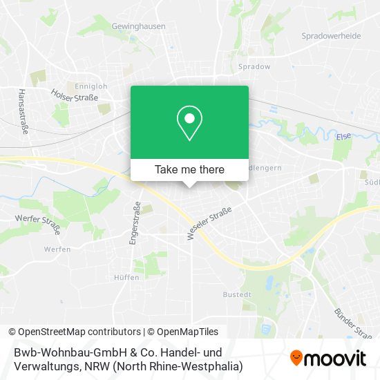 Bwb-Wohnbau-GmbH & Co. Handel- und Verwaltungs map