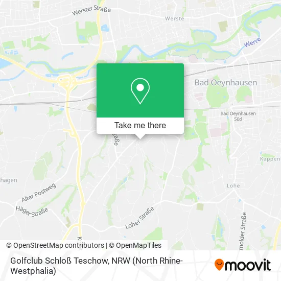 Карта Golfclub Schloß Teschow