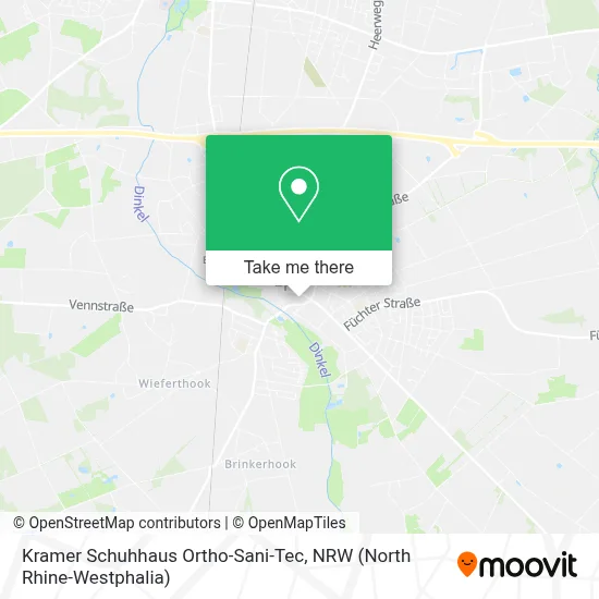 Kramer Schuhhaus Ortho-Sani-Tec map