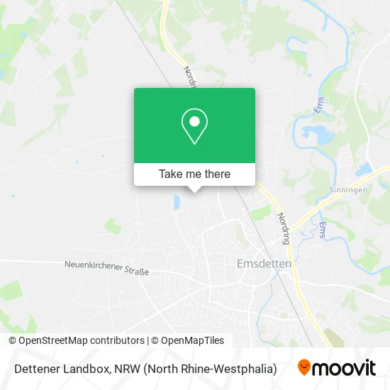 Карта Dettener Landbox