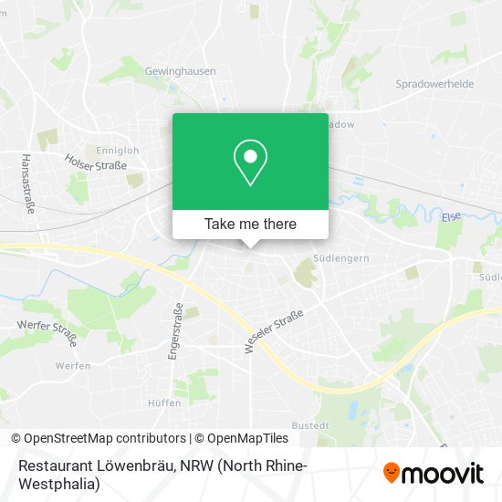 Restaurant Löwenbräu map