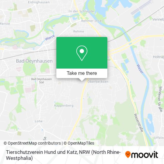 Tierschutzverein Hund und Katz map