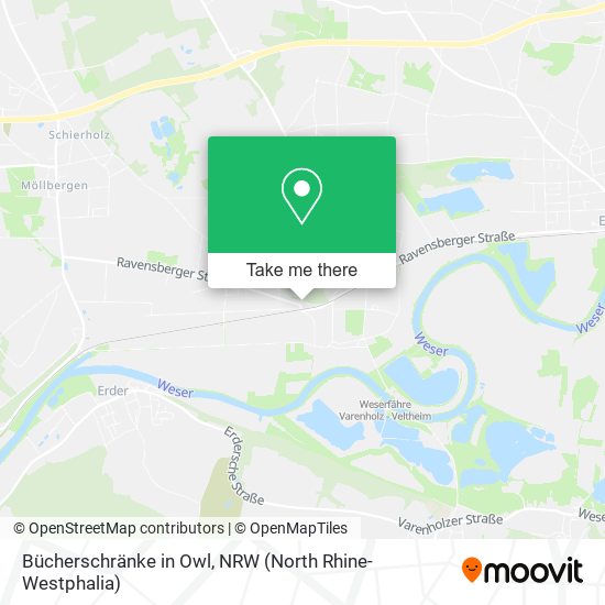 Bücherschränke in Owl map