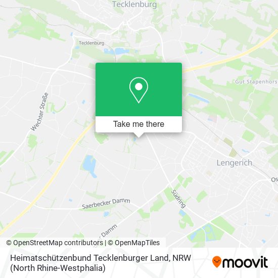 Heimatschützenbund Tecklenburger Land map