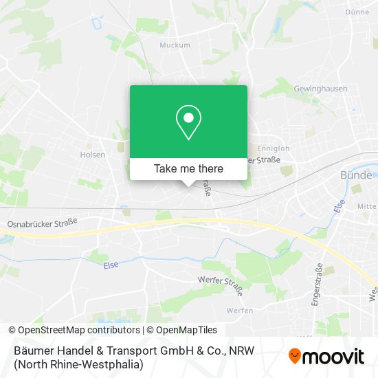 Bäumer Handel & Transport GmbH & Co. map