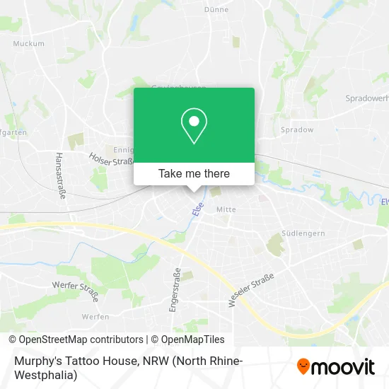 Murphy's Tattoo House map