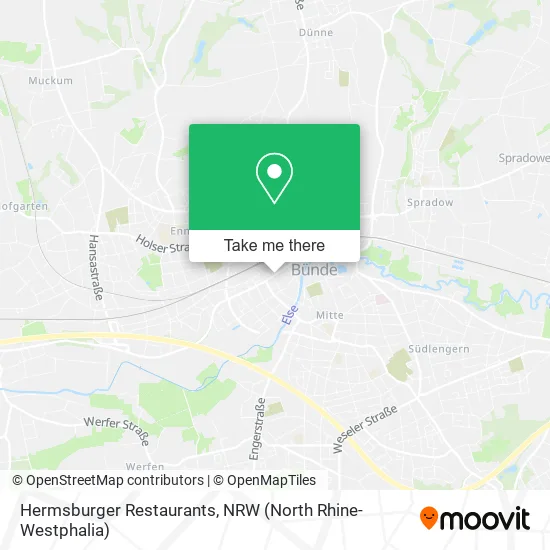Hermsburger Restaurants map