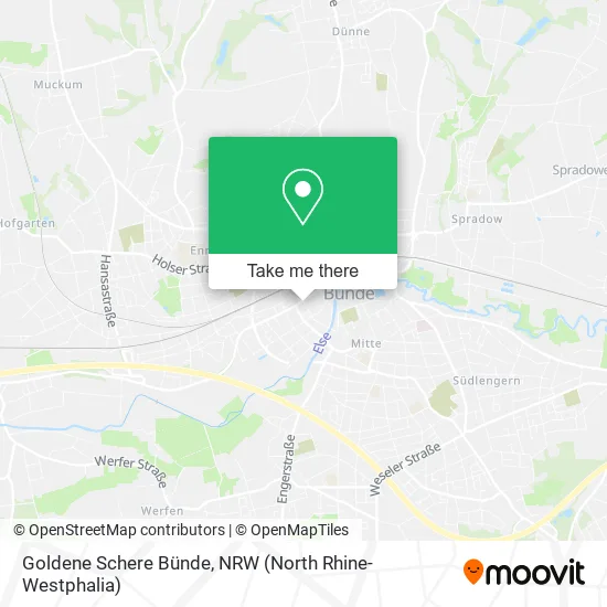 Карта Goldene Schere Bünde