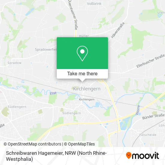 Карта Schreibwaren Hagemeier